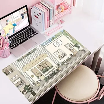 Cute Desk Mat Kawaii Mousepad for Gamers and Students
