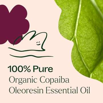 Copaiba Oleoresin Organic Essential Oil for Pain Relief