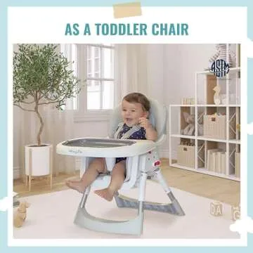 Dream On Me Tabletalk High Chair - Portable & Compact