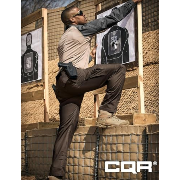 CQR Men's Tactical Cargo Pants in Raider Dark Brown
