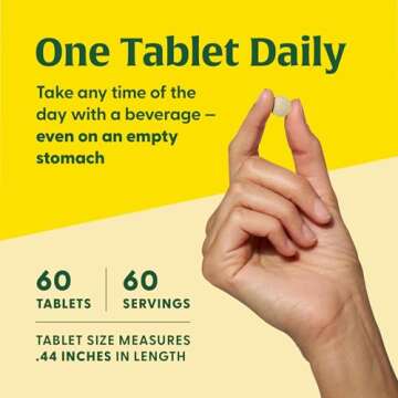 MegaFood Zinc Supplements - Vegan Immune Support Supplement With 22.5 mg High Potency Fermented Zinc - Made With Real Food - Gluten-Free, Kosher - 60 Tablets, 60 Servings