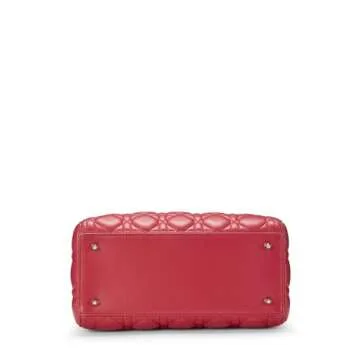 Dior, Pre-Loved Pink Cannage Quilted Lambskin Lady Dior Medium, Pink