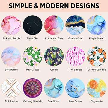 Oriday Round Gaming Mouse Pad, Stylish & Functional 8.7"