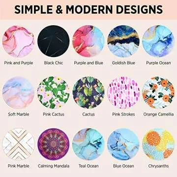 Oriday Round Gaming Mouse Pad, Stylish & Functional 8.7"