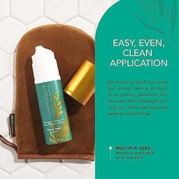 Versa Spa Sunless Streak free Self Tanning Washable Applicator Blending Tan Mitt