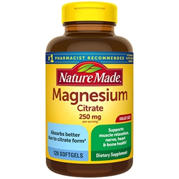 Nature Made Magnesium Citrate Softgels, 250 mg