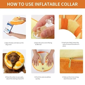 IEUUMLER Inflatable Recovery Dog Collar for Surgery
