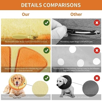 IEUUMLER Inflatable Recovery Dog Collar for Surgery