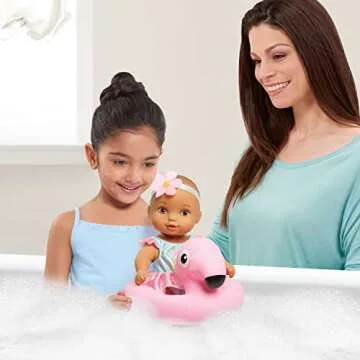 WaterBabies Doll Bathtime Fun Flamingo, Support a Partnership with charity: water, Water Filled Baby...