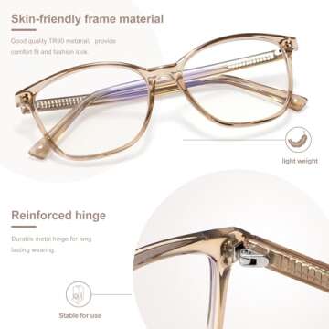 Madison Avenue Blue Light Blocking Glasses Stylish Comfort