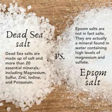 100% Pure Dead Sea Mineral Bath Salt 6 Pack for All Skin Types
