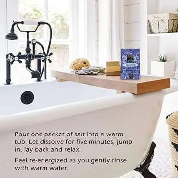 100% Pure Dead Sea Mineral Bath Salt 6 Pack for All Skin Types