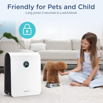DBFIT H13 HEPA Air Purifier for Large Spaces Up to 2390 Sq Ft
