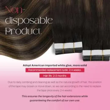 Moresoo Ombre Tape in Hair Extensions for Stunning Volume