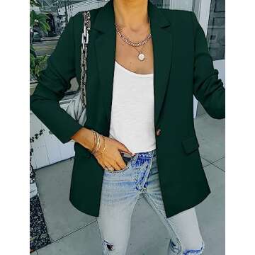 Stylish Women Casual Business Blazer Perfect for All Occasions