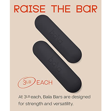 Stylish 3-Pound Bala Bars Dumbbells for Active Living