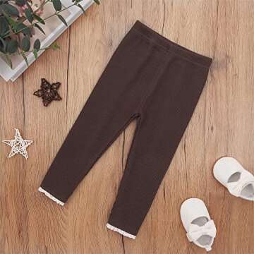 Explore Toddler Girls Ruffle Leggings for Stylish Comfort