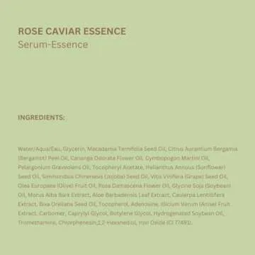 Pixi Beauty Rose Caviar Essence 45ml | Flower Oil Concentrate Serum Helps Restore Skin Radiance | Fresh Botanicals Nourish And Hydrate |1.52 Fl Oz