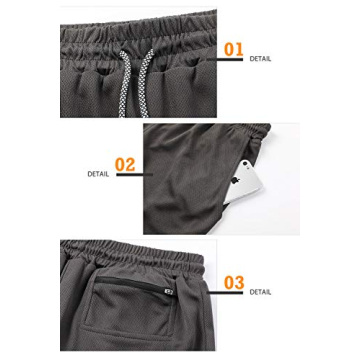 Surenow Men's Running Shorts for All-Around Comfort and Style