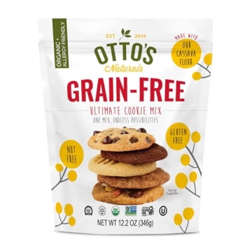 Otto’s Naturals Grain-Free Ultimate Cookie Mix, Made with Organic Cassava Flour, Gluten-Free All-P...