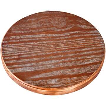 Topower Adjustable Swivel Kitchen Stools Set of 2