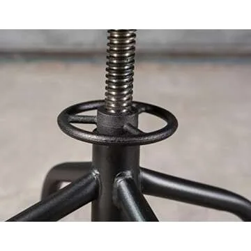 Topower Adjustable Swivel Kitchen Stools Set of 2