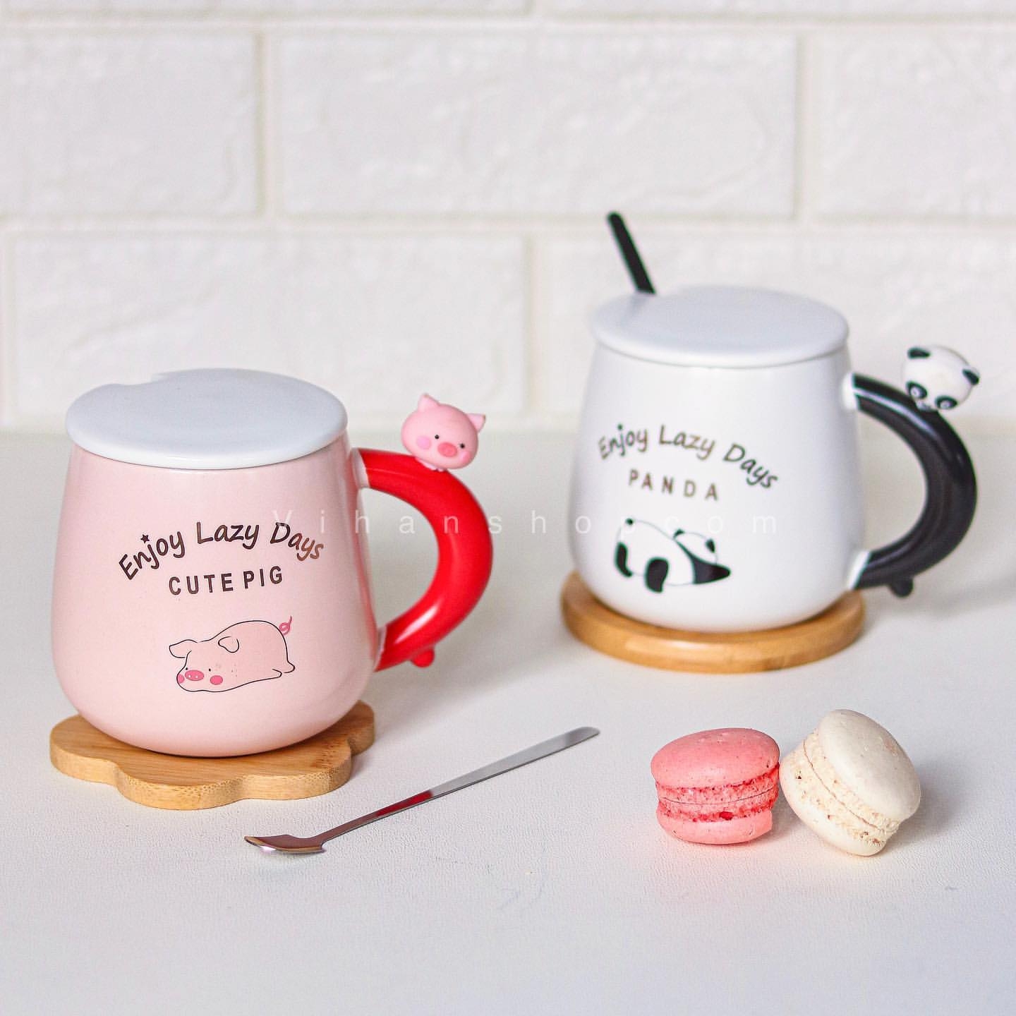 ماگ سرامیکی فانتزی – لیوان دسته‌دار مقاوم برای قهوه و چای