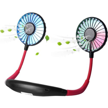 Scurry Portable Neck Fan, USB Rechargeable for All Outdoors