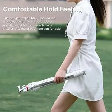 ULANZI MT-55 White Tripod for DSLR & Smartphone