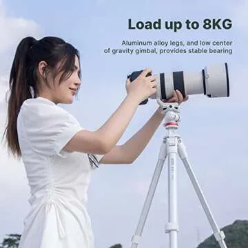 ULANZI MT-55 White Tripod for DSLR & Smartphone