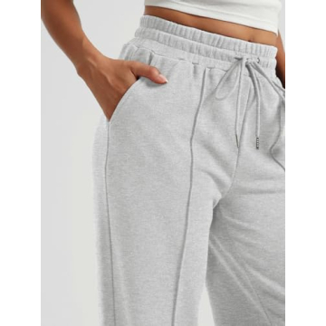AUTOMET Wide Leg Sweatpants for Women - Stylish & Comfortable