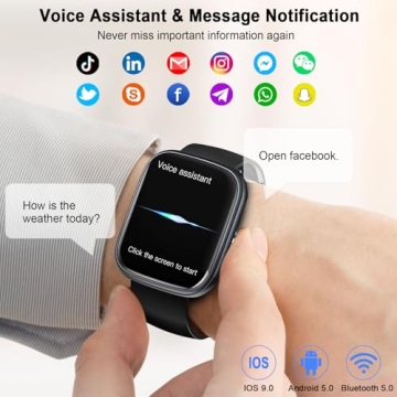Smart Watch Answer Calls 112+ Sports Modes Fitness Tracker