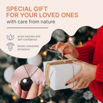 Karelian Heritage 100% Effective Shungite Necklace | Bad Vibes Protection | Healing Energy Shungite ...