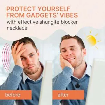 Karelian Heritage 100% Effective Shungite Necklace | Bad Vibes Protection | Healing Energy Shungite Stone | Authentic Shungite Crystal Jewelry Pendant Amulet | Chakra Necklace for Meditation PE09