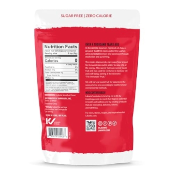 Lakanto Monkfruit Sweetener Zero Calorie Sugar Alternative