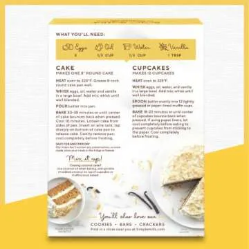 Almond Flour Baking Mix, Vanilla Cupcake & Cake Mix - Gluten Free, Plant Based, Paleo Friendly, 11.5 Ounce (Pack of 3)