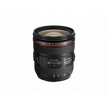 Canon EF 24-70mm f/4.0L is USM Standard Zoom Lens - 6313B002