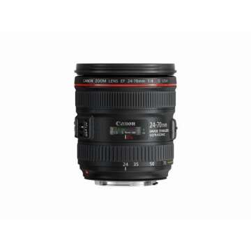 Canon EF 24-70mm f/4.0L is USM Standard Zoom Lens - 6313B002