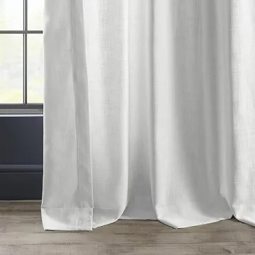 HPD Premium Heavy Faux Linen Curtains 50W x 108L