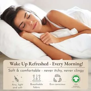 California Design Den 100% Organic Cotton Queen Sheets Set