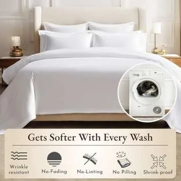 California Design Den 100% Organic Cotton Queen Sheets Set