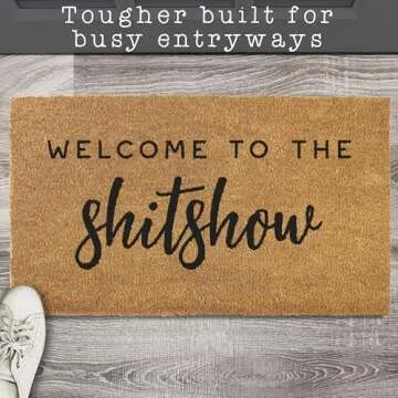 Welcome to the Shitshow Doormat - Funny Outdoor Mat