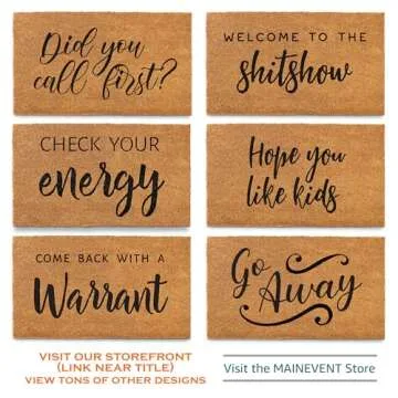 Welcome to the Shitshow Doormat - Funny Outdoor Mat