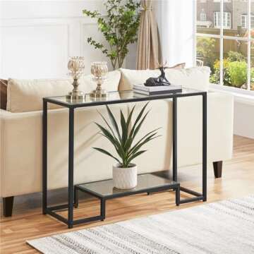 Yaheetech 42 Inch Console Table - Stylish and Versatile