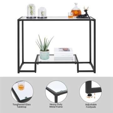Yaheetech 42 Inch Console Table - Stylish and Versatile