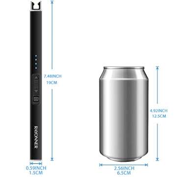 RAYONNER Electric Candle Lighter - USB Rechargeable & Windproof