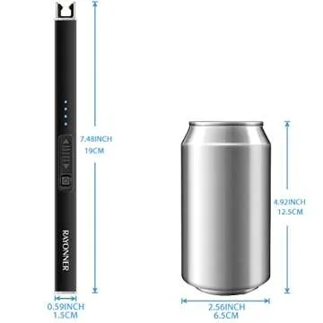RAYONNER Electric Candle Lighter - USB Rechargeable & Windproof