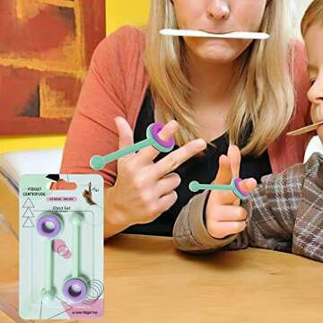 Enjoy Myself Sensory Hand Fidget Spinner Toy, ADHD Autism Anixiety Stress Relief Gift for Adults Students and Kids, Child Set