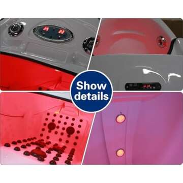 owitoghlo Ozone Dry Sauna Capsule for Home Spa Relaxation