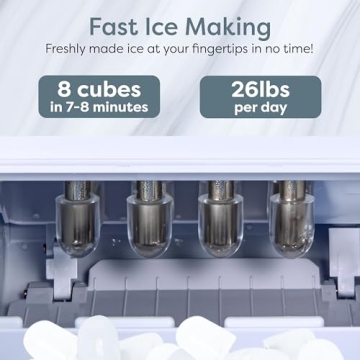 Igloo Portable Ice Maker - Self-Cleaning, 26 lbs Daily Production